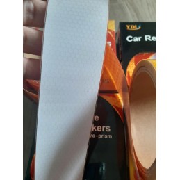 Self-adhesive contour reflective tape, yellow, 25 m