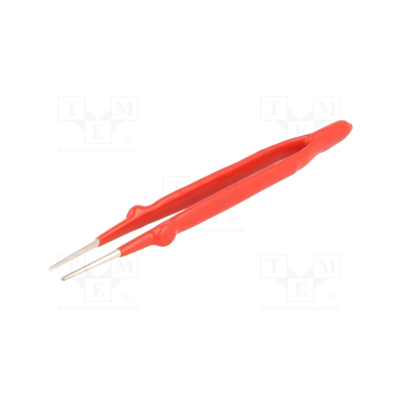 1 pcs x DONAU ELEKTRONIK - PZ27 - Tweezers, 160mm, Blades: elongated,narrow, Tipwidth: 1mm