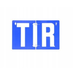 Folding, lockable reflective truck board