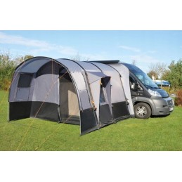 A vestibule tent for a Eurotrail van bus camper