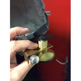 A vestibule tent for a Eurotrail van bus camper