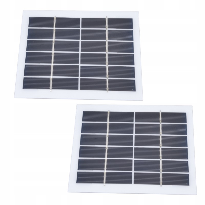 2pcs portable solar panel 2w 6v mini
