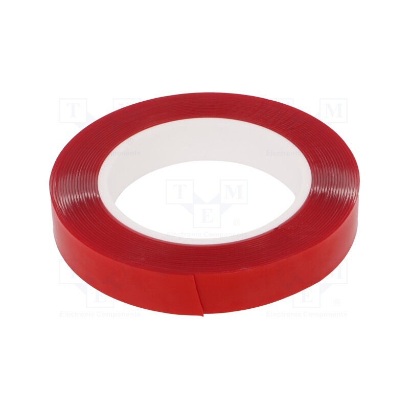 1 rol x - 7010 AKRYLOWA 1MM 19MM-5.5M - Tape: fixing, W: 19mm, L: 5.5m, Thk: 1mm, double-sided, acrylic