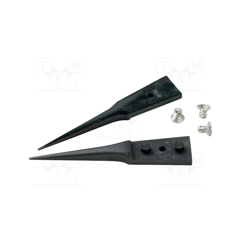 1 pcs x LINDSTRu00d6M - TL 5ACF - Tip, ESD, Type of tweezers: straight, 2pcs, SA.TL5CFR-SA