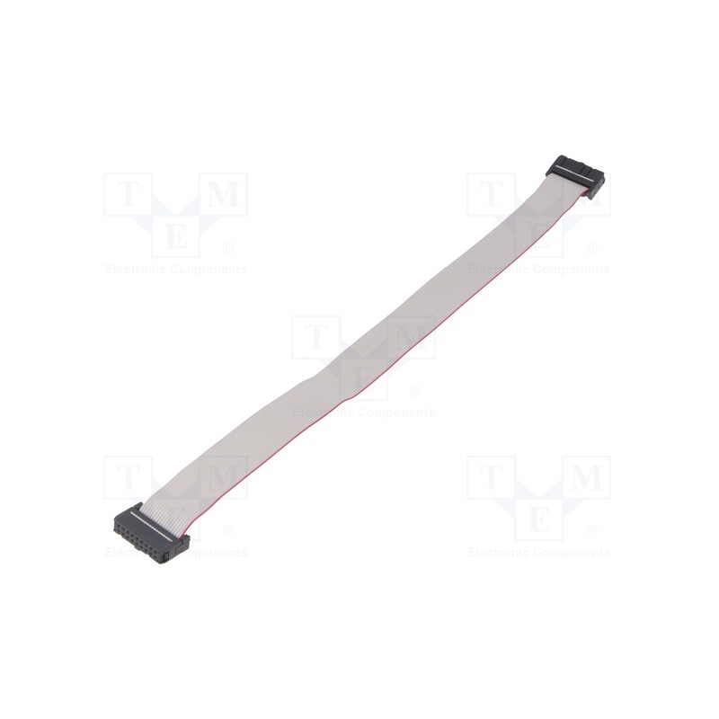 1 pcs x AMPHENOL - FC18300-S - Ribbon cable with IDC connectors, Cable ph: 1.27mm, 0.3m