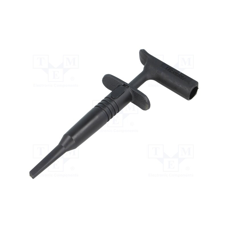 1 pcs x MUELLER ELECTRIC - BU-20431-0 - Clip-on probe, hook type, 15A, 1kVDC, black, 116.84mm