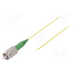 1 pcs x FIBRAIN - G-FCA-XX-S-002.0-P9-D-09-Y - Optic fiber pigtail, FC/APC, 2m, Optical fiber: 900um, yellow