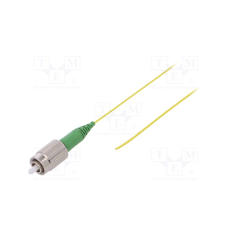 1 pcs x FIBRAIN - G-FCA-XX-S-002.0-P9-D-09-Y - Optic fiber pigtail, FC/APC, 2m, Optical fiber: 900um, yellow