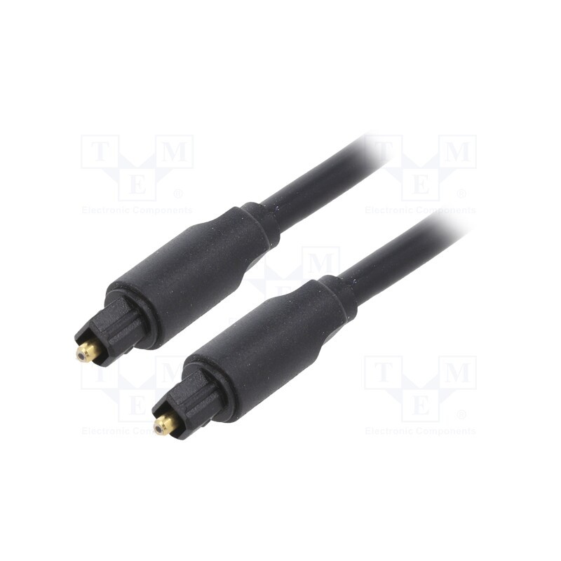1 pcs x VENTION - BAEBI - Cable, Toslink plug,both sides, 3m, Plating: gold-plated, black