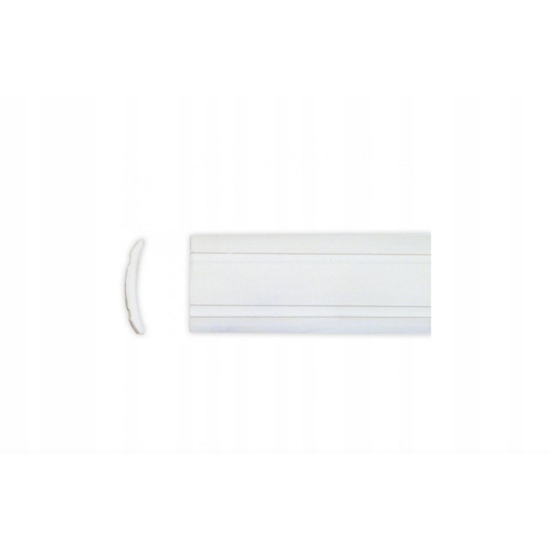 Decorative masking wedge for 12mm white strips, 10m, for a caravan