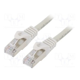 1 pcs x GEMBIRD - PP6A-LSZHCU-1.5M - Patch cord, S/FTP, 6a, solid, Cu, LSZH, grey, 1.5m, 27AWG, Cablexpert