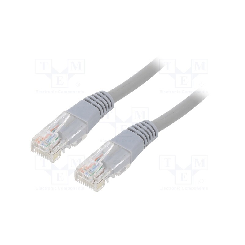 1 pcs x GEMBIRD - PP12-20M - Patch cord, U/UTP, 5e, stranded, CCA, PVC, grey, 20m, 26AWG