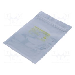 1 set x ANTISTAT - 013-0001 - Protection bag, ESD, L: 127mm, W: 76mm, Thk: 75um, 100pcs, &lt,10GΩ
