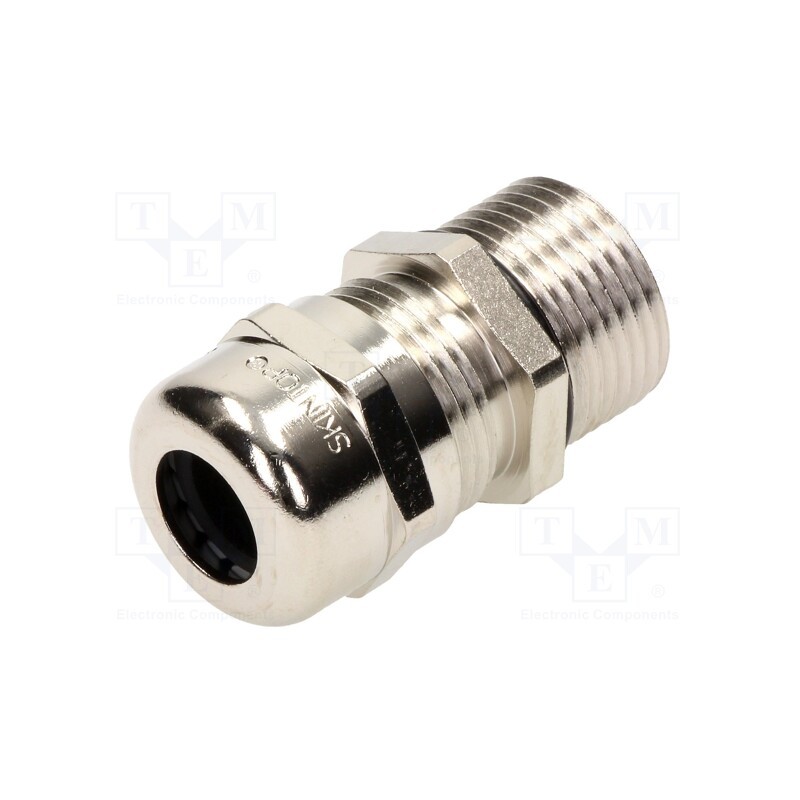 1 pcs x LAPP - 52115740 - Cable gland, with long thread, PG16, IP68, brass, SKINTOP®