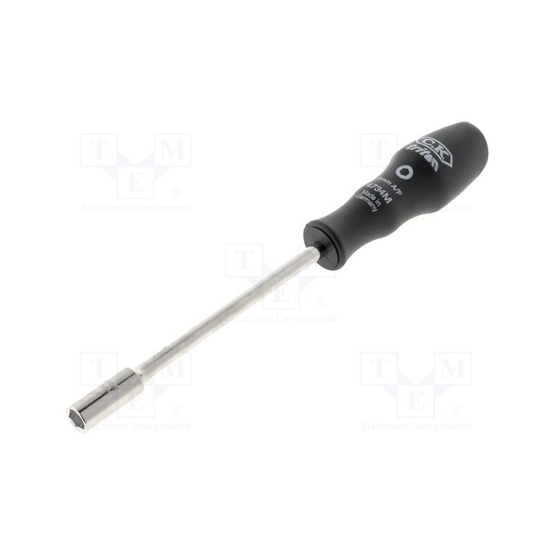 1 pcs x C.K - T4334M 08 - Screwdriver, 6-angles socket, HD Classic, Blade length: 130mm