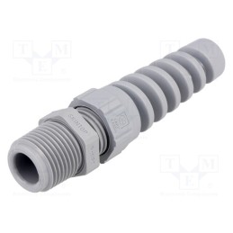 1 pcs x LAPP - 53016610 - Cable gland, with strain relief, NPT3/8', IP68, polyamide, grey