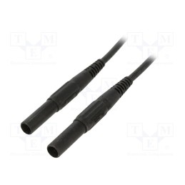 1 pcs x STu00c4UBLI - 66.9014-20021 - Test lead, 19A, banana plug 4mm x2, insulated, Urated: 1kV, Len: 2m