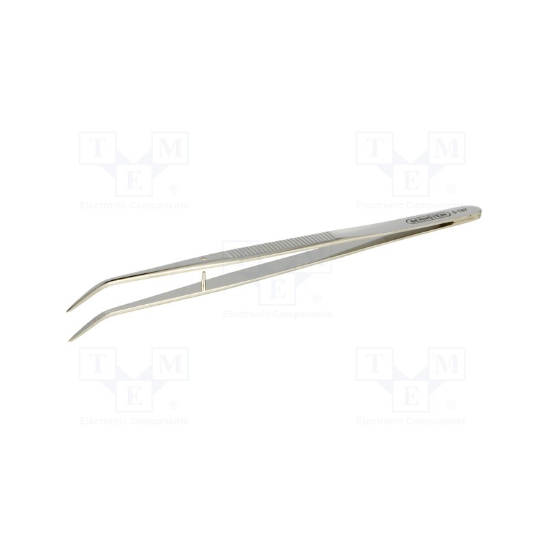 1 pcs x BERNSTEIN - 5-107 - Tweezers, 150mm, for precision works, Blade tip shape: sharp