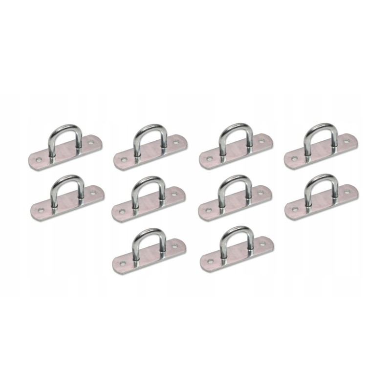 Hook, grip, guide, cable holder, h 25, 10 pcs