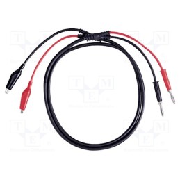1 pcs x GW INSTEK - GTL-103 - Test leads, banana plug 4mm x2,aligator clip x2, Len: 1.2m
