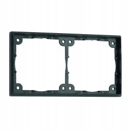 Double spacer frame for a 230v camper socket