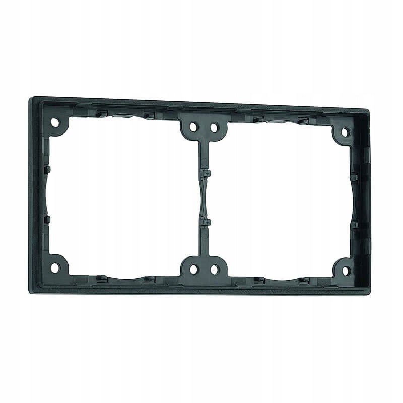 Double spacer frame for a 230v camper socket