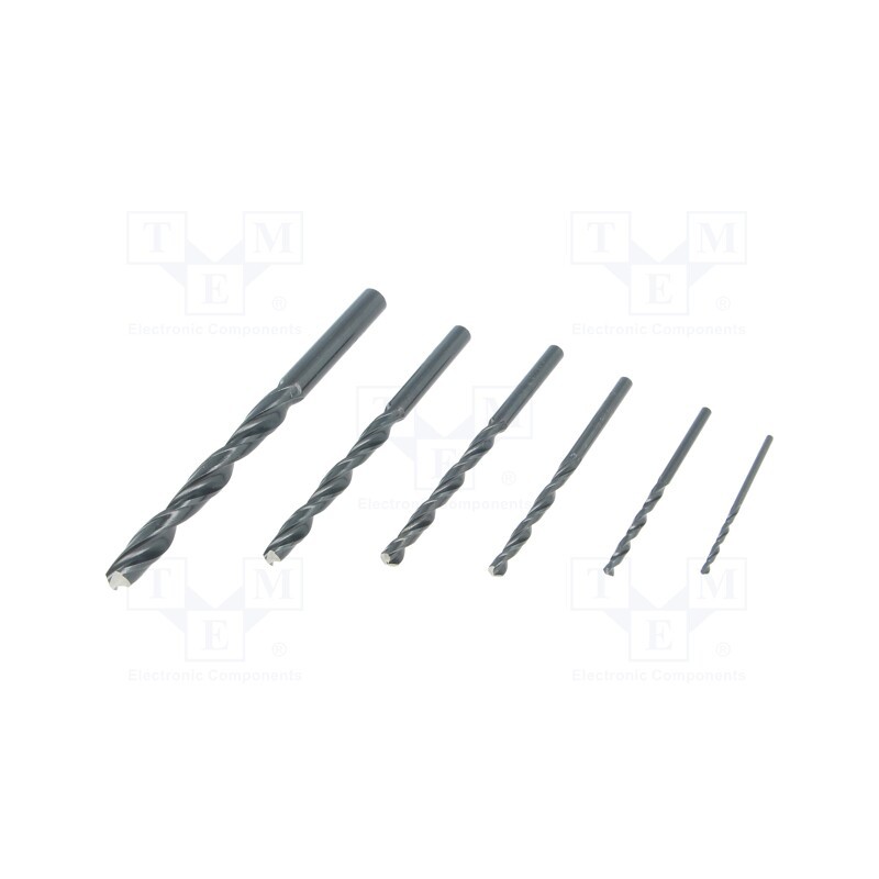 1 set x ALPEN-MAYKESTAG - 0000801122100 -AS - Drill set, for metal, high speed steel stal szybkotnąca HSS