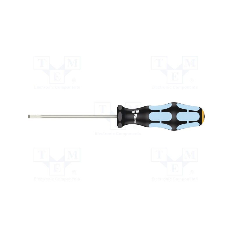 1 pcs x WERA - 5032003001 - Screwdriver, slot, 4,0x0,8mm, Blade length: 100mm