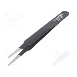 1 pcs x ENGINEER - PTZ-62 - Tweezers, Blade tip shape: rounded, Tweezers len: 120mm, ESD