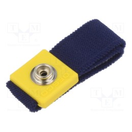 1 pcs x DESCO EUROPE - 229978 - Wristband, ESD, blue, press stud male 10mm