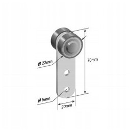 Roll curtain tarpaulin diameter 22 mm 100 pcs