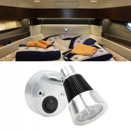 Wall lamp 12v LED aluminum rotating lamp