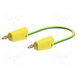 1 pcs x STu00c4UBLI - 64.1035-20020 - Test lead, 60VDC, 30VAC, 32A, banana plug 4mm,both sides, Len: 2m