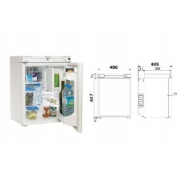 Combicool rf 62 refrigerator 12v 230v gas dometic
