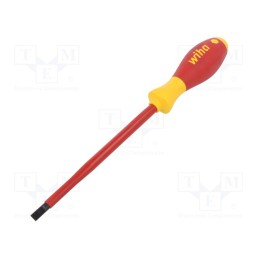 1 pcs x WIHA - 43387 - Screwdriver, insulated, slot, SL 6,5, 150mm, SoftFinish® electric