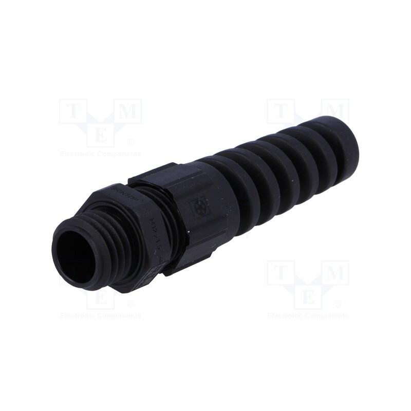 1 pcs x LAPP - 53111700 - Cable gland, with strain relief, M12, 1.5, IP68, polyamide, black