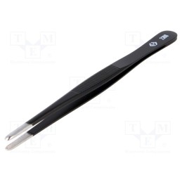 1 pcs x C.K - T2308 - Tweezers, 145mm, Blades: elongated, Blade tip shape: rounded