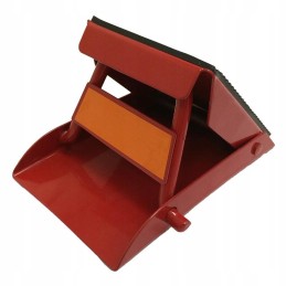 Folding metal wheel chock for camping