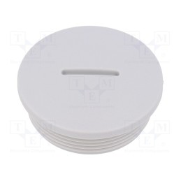 1 pcs x HUMMEL - 1.251.4000.50 - Stopper, M40, 1.5, IP54, polyamide, grey, V-N-FS, Thread: metric