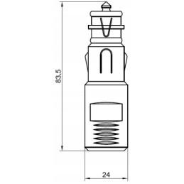 Car cigarette lighter socket plug 8 a 12v