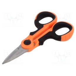 1 pcs x QOLTEC - 54263 - Scissors, for kevlar fibers cutting, 140mm