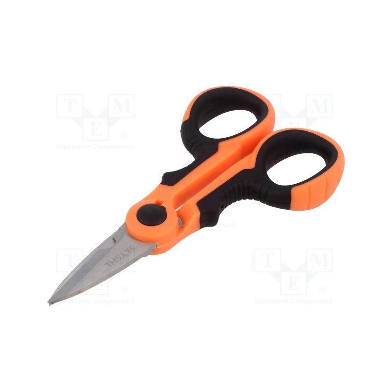 1 pcs x QOLTEC - 54263 - Scissors, for kevlar fibers cutting, 140mm