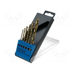 1 set x C.K - T3293 - Drill set, for metal, high speed steel stal szybkotnąca HSS