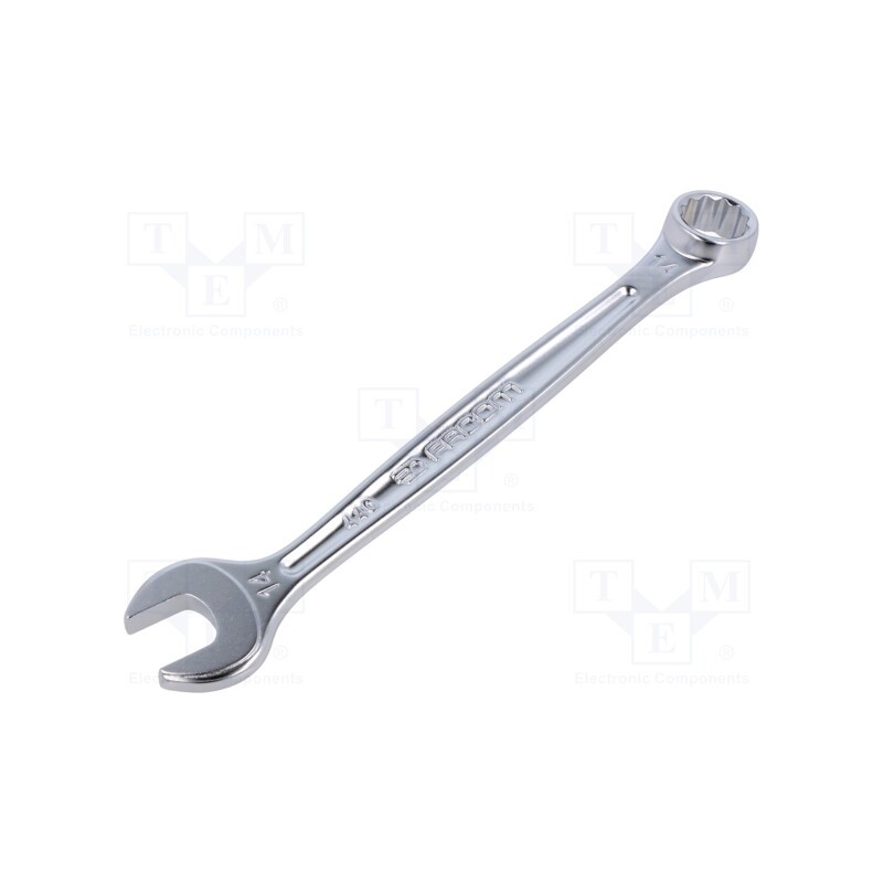 1 pcs x FACOM - 440.14 - Wrench, combination spanner, 14mm, L: 180mm, satin