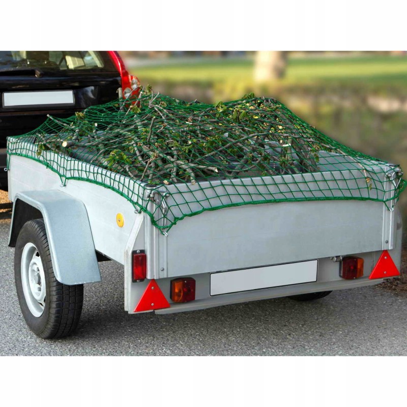 Trailer net 1 5 x 2 7 m with rubber clamp