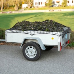 Trailer net 1 5 x 2 7 m with rubber clamp