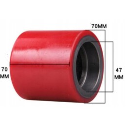 70x70 47x14 roll polyurethane pallet jack promag