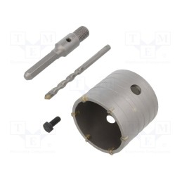 1 pcs x YATO - YT-4400 - Hole saw, 65mm, concrete,brick type materials,wall, hexagonal