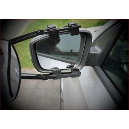 Hooby attachment mirror for towing a trailer