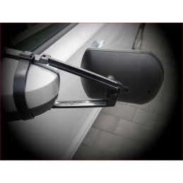 Hooby attachment mirror for towing a trailer